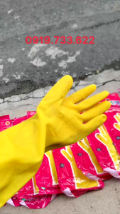 Găng tay cao su Đông Cầu Vồng Vàng