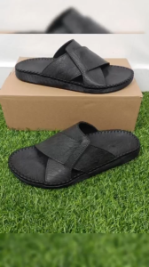 Dép nam thời trang trẻ trung dép nam quai chéo DTX02 đế lõm ôm chân may đế chắc chắn