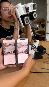 Camera Yoosee ngoài trời Q22S 4K siêu nét chống nước 3 MẮT XEM 2 MÀN HÌNH cùng lúc (BH 1 đổi 1)