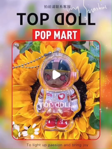 เคสอะคริลิคใส สำหรับใส่ Space Molly 100% กันรอย กันฝุ่น พวงกุญแจ Case molly space