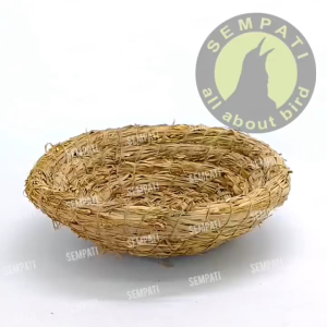 SEMPATI Tarangan Sarang Susuh Serat Jerami Anyaman Jerami Ukuran Besar Tempat Bertelur Telur Ternak Ayam Bebek Unggas Burung Dll SJRM35