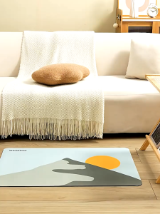 Ecoco Diatom Mud Bathroom Quick-Drying Floor Mat Non-Slip Floor Mat Nordic Minimalist Style E23127 4 Sizes Available