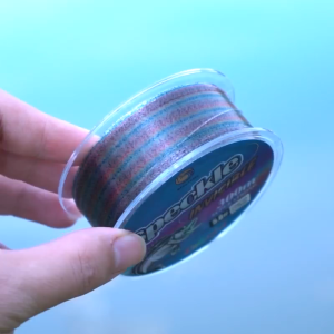 Senar Pancing Nilon Berbintik Colorful Tak Terlihat 300m Halus Lembut Tali Bunglon Biru 0.6#~10# Memancing Ikan Air Laut
