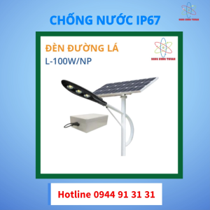 Đèn Đường Năng Lượng Mặt Trời JINDIAN 100W L-100W/NP