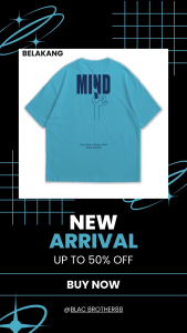 BLAC BROTHER88 New Arrivall Oversized T-Shirt Premium: Mewujudkan Kesan Trend Color Soft