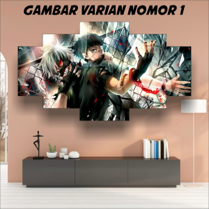 Hiasan Dinding Anime Tokyo Ghoul Ultra HD 4K / Dekorasi Dinding Tokyo Ghoul Glossy High Quality