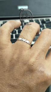 Cincin Perak Asli 925 Wanita Cincin Silver Plintir Flatchio