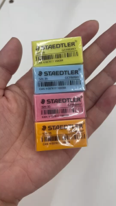 ยางลบ Staedtler สเต็ดเลอร์ 526 35P สีพาสเทล ยางลบดินสอ คละสี | เคแคมปัส เครื่องเขียน