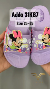 รองเท้าแตะเด็กหญิง แบบสวม Adda 31K87 ลายมินนี่ ไซส์ 25-35