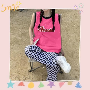 Sheii ใหม่ราคาถูก เดรสแฟชั่นแขนกุด พิมพ์ลายตัวอักษรด้านหน้า นิ่มใส่สบายมาก แมทช์ลุคไหนก็คูลสุดๆ สีแจ่มๆทั้งนั้น ห้ามพลาดเลยน้า