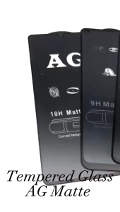 Anti Gores Samsung M15 5G, M14 5G, M12, A12, A22 4G, A22 5G: Tempered Glass Full Cover Matte Dove Anti Minyak Clear Doff Anti Gores Kaca Frame List Black Tempred Full Screen Screen Guard Pelindung Layar