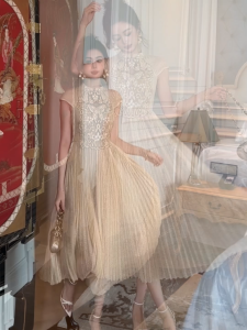 ZYHT EraVogue Váy nữ Váy kaki Váy hình chữ A Váy ren Váy công sở Váy Hiso Váy cổ điển Váy công sở Váy dự tiệc Váy dạ hội 9880