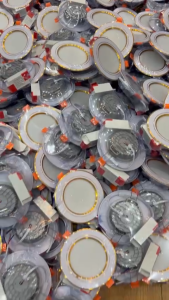 [ Đã Kèm Nguồn ] Đèn Led Âm Trần Thạch Cao 7w Ánh sáng 3 Màu Đế Đúc Lắp Lỗ Phi 90 Mặt Phủ 120mm