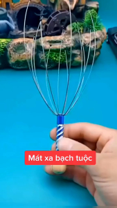 Cấy Massage 12 Nhánh Bạch Tuộc | Dụng Cụ Masa Da Đầu Giảm Đau Mỏi | Dùng Trong Dưỡng Sinh Spa.