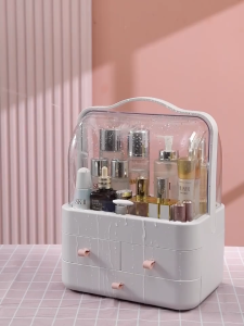 Toko1688 - Rak kosmetik D21 Kotak Makeup Organizer Tempat Make up Penyimpanan Kosmetik 974