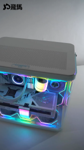 Case Jonsbo TK-2 2.0 White ATX Curve Tempered Glass กระจกโค้ง ทรงเคสเล็ก