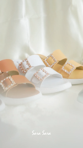 Sandal wedges wanita Sara Sara JOA | Sandal selop empuk ban 2 model terbaru