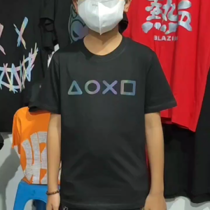 PLAY STATION - Kaos Distro Anak Reflective Rainbow Nyala - Kaos Anak Nyala - Tshirt Anak Katun adem
