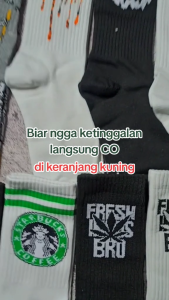 Kaos Kaki Oldschool Motif Skate Merk Panjang Premium - Hosela Project