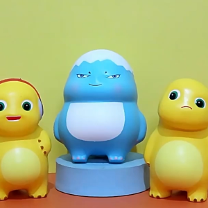 BI Mainan Squishy Nailong Dino Kuning Terbaru Mainan Squishy Pencet Anti Stress T032