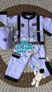 Kostum Profesi Astronot Nasa Anak Laki Laki | Baju Photoshoot Newborn | Kostum Astronot Karnaval