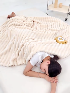 พร้อมส่ง ผ้าห่มขนกระต่าย ผ้าขนกระต่ายเทียม ผ้าห่มสักหลาด ขนนุ่มพิเศษ สินค้าส่งจากไทย ผ้าห่มนอนกลางวันสามารถใช้ได้ทุกฤดูกาล blanket for sleeping