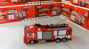 Đồ Chơi Xe Cứu Hoả Điều Khiển Từ Xa Phun Nước Thật Còi Hú  Đèn Nháy Sử Dụng Pin Sạc