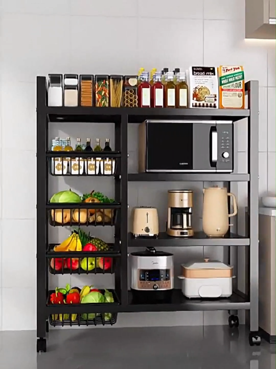 Kệ lò vi sóng mẫu mới nhất, kệ đựng rau củ nhà bếp, kệ inox sơn tĩnh ...