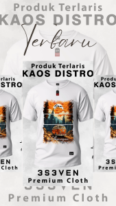 Kaos Distro|Baju Distro |Tshirt Distro | Atasan Distro Klasik | Baju Distro Terbaru Cotton Combat 24 S - 3S3ven Clothing Official