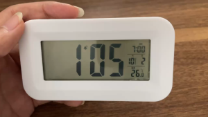 Đồng Hồ LED Để Bàn Báo Thức Điện Tử Đa Chức Năng Cảm Biến Đèn Nền Ban Đêm Nhiệt Độ Thời Gian Lịch Báo Thức -Cozy520