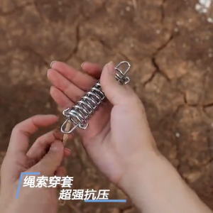 สปริงกันกระชาก ลดแรงกระแทก สมอบก สปริงของเต็นท์ สปริง ลดแรงปะทะลม สำหรับผู้ชายในการเชื้อข่ายเต้นท์