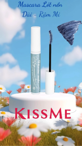 Mascara Lót Nền Giúp Nâng Cong Dài Và Rậm Lông Mi Kissme Heroine Make Curl Keep Base WP 6G ( Màu Xám Xanh )