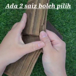 TRENDY NEW FASHION MENS SHORT BIFOLD WALLET COW LEATHER DOMPET LELAKI KULIT LEMBU BEG DUIT LELAKI READY STOCK