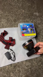 ไฟฉายคาดหัว 1000 W(แสงขาว/แสงเหลือง) ไฟฉายติดศรีษะ  รุ่นTG-519 แสงพุ่งไกล 2000 เมตร ไฟฉายติดหน้าผาก หัวไฟ กรีดยาง ส่องสัตว์ จับกบ จับแมลง หาปลา ตกปลา การเกษตร ติดจักรยาน ใส่กันน้ำกันฝน