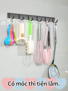 MEIDOO Móc phòng tắm làm bằng nhôm hàng không chống thấm nước và chống gỉ không cần đục lỗ khi lắp đặt treo tường.