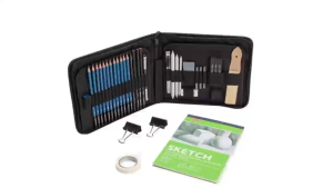 Uni Art 24/35/40/71/145 PCS Sketch pencils Set Professional Drawing Art Pencils Eraser Kit