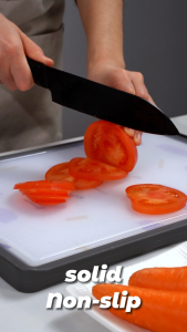 Ecowin 316 stainless steel cutting board  mildew-proof and antibacterial  household double-sided vegetable cutting thick kitchen cutting board