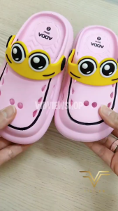 VIDVIEW รองเท้าหัวโตเด็ก Adda 59101 ลายน่ารัก ใส่สบาย ไซส์ 25-31 เนื้อยาง น้ำหนักเบา