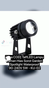 TERLARIS PENGIRIMAN CEPAT COD TaffLED Lampu Taman Hias Sorot Garden Spotlight Waterproof 90-240V 3W BERGARANSI/ LAMPU outdoor anti air warna warni tempel tembak tiang dekorasi cocok depan rumah taman super terang multifungsi tahan lama canggih