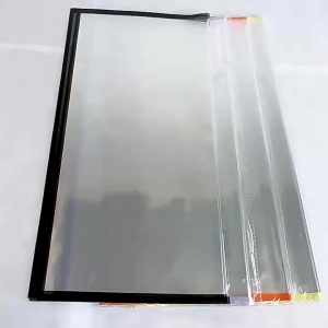 20 Lembar kertas bucket bunga cellophanewrapping paper bening list warna kb6007