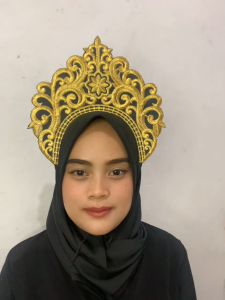 Siger Renda Bordir & Aksesoris Tari Motif Prabu