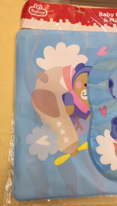 Lusty Bunny Sponge BIB / Sponge Bib + Mat - Celemek makan Bayi / Tatakan Meja Waterproof