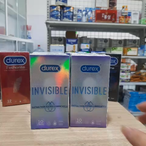 Bao Cao Su Durex Invisible Extra Thin Extra Lubricated Hộp 10 Cái