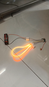 Mạch điều khiển cảm ứng dây đèn led 2 màu vàng + trắng (bán riêng)