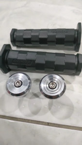 PAKET HANDGRIP GRIP HANFAT SARUNG GAS OCTAGON KOTAK PLUS JALU BANDUL STANG SPIRAL MODEL HENG CHROME UNIVERSAL SEMUA MOTOR