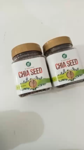 Organic Chia Seeds 125gr Premium Quality Original 100% Murni non GMO / Biji Chia Hitam Organik Chia seed Asli Tanpa Campuran Natural Superfood