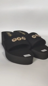 Sandal Wedges 6 Cm Kokop Balok Variasi Jasco Wanita Kekinian