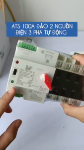 Bộ đổi nguồn tự động ATS 100A LW – 4P 3pha không gián đoạn ảnh thật