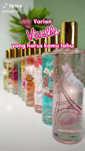 VIVELLE EAU DE TOILETTE DESIGNER PERFUME GLASS 100 ML (BOTOL KACA)