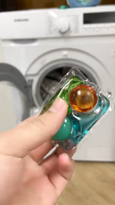 Viên Giặt Quần Áo loại bỏ mạt bụi KA pod Anti-dustmite 4trong1 diệt mạt bụi làm sạch sâu kháng khuẩn giữ màu vải (18 Viên/ Hộp)